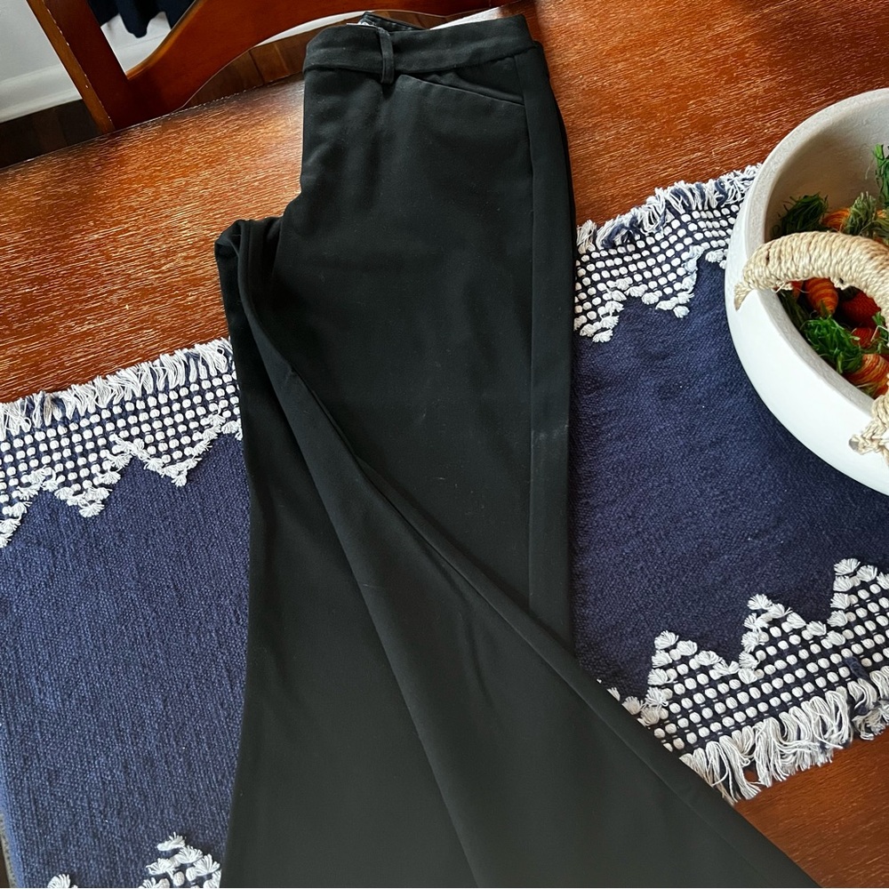 Black Wide-Leg Pants